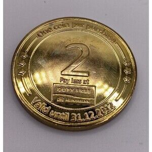 Original 2013 Frankfurt Airport 2 Euro Coin for Heinemann Duty Free Shop